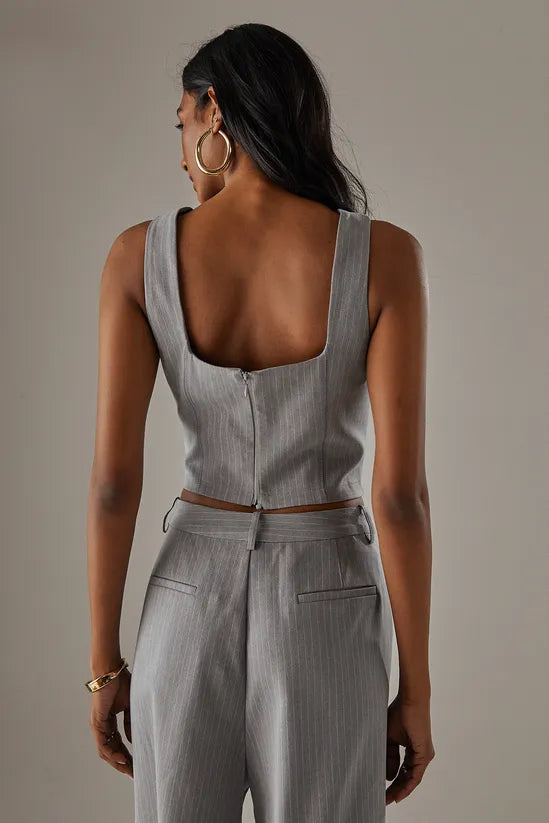 Tailored High Waisted Bermuda Shorts